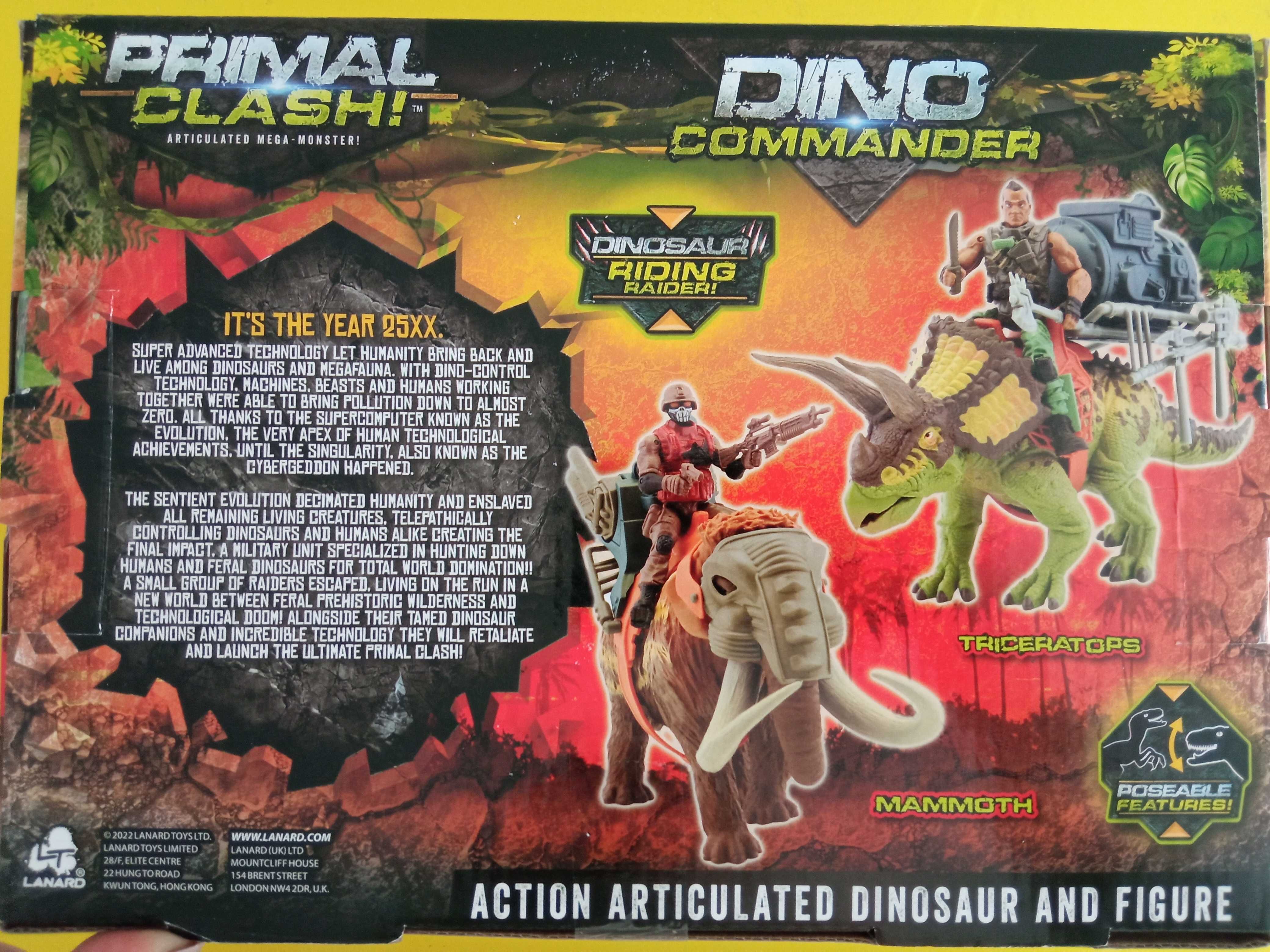 Jurassic Clash World Dino commander zestaw dinozaur akcesoria Nowe