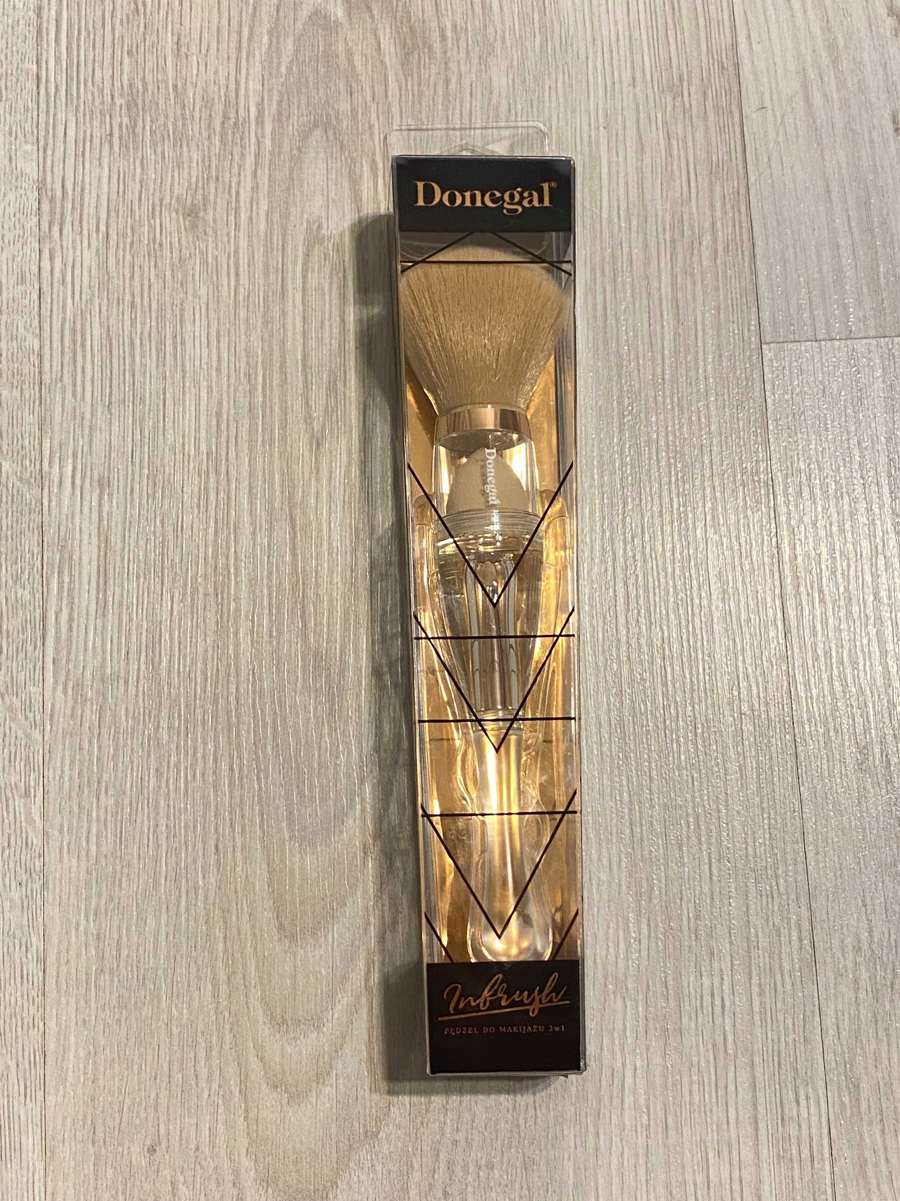 Pędzel do makijażu Potrójny Rozkładana rączka INBRUSH 3 w 1 Donegal