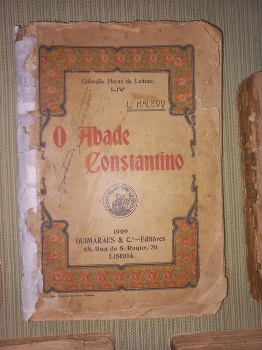 5 livros antigos 1897 Eça de Queiroz