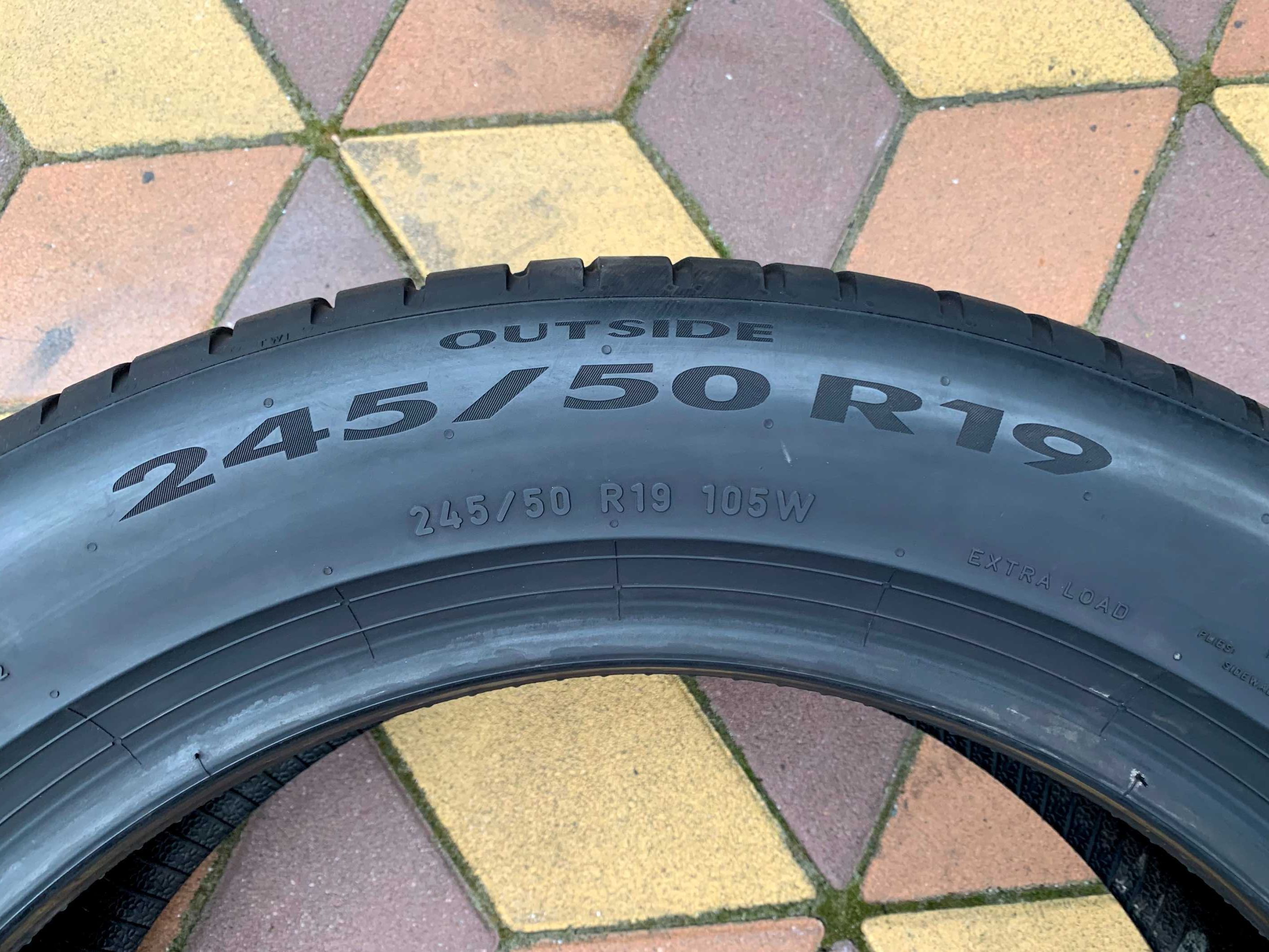 245/50 R19 Pirelli Cinturato P7. Шини літні 4 шт.