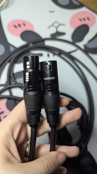 Кабель xlr 2 метра Ugreen