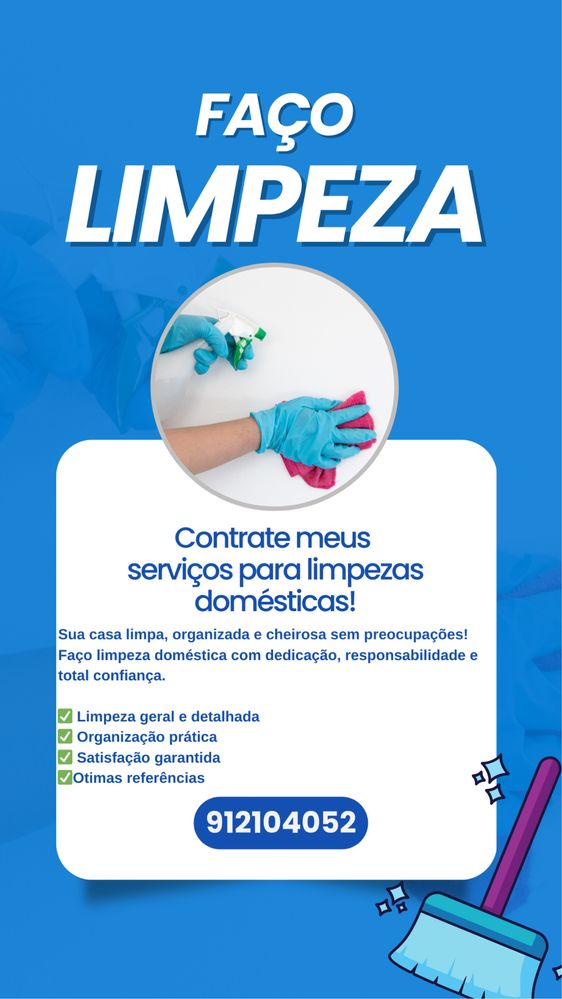 Limpeza Domestica - Confiança e Satisfação Garantida