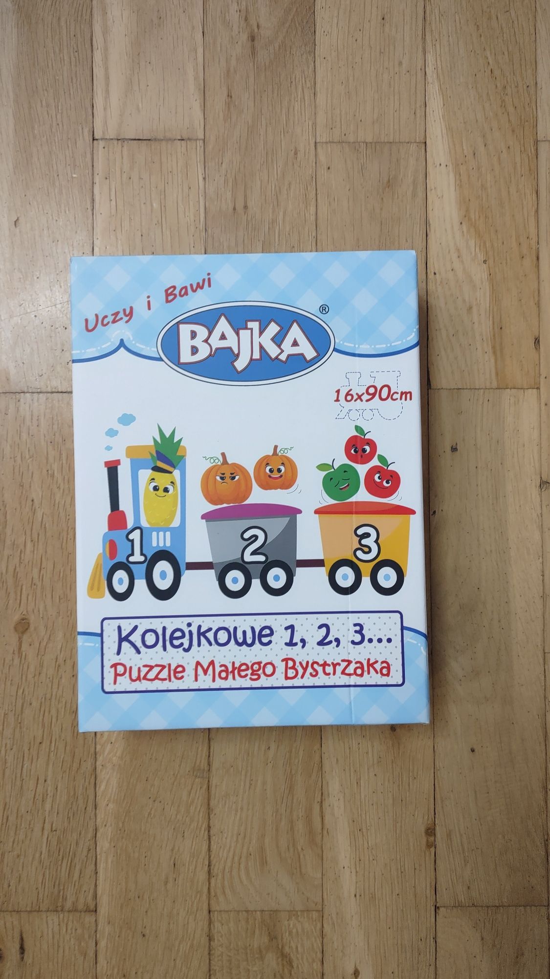 Bajka Kolejkowe 1,2,3-puzzle 3+