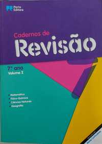 Livros de apoio ao estudo e preparação dos testes e exercícios  -  7°