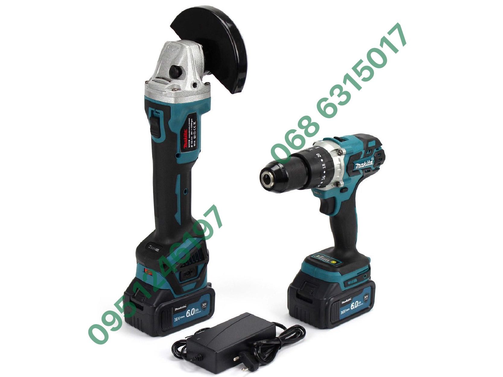 Набор 2в1 Makita Шуруповерт DTW485 + Болгарка 9237CB 2АКБ 36V 6Ah
