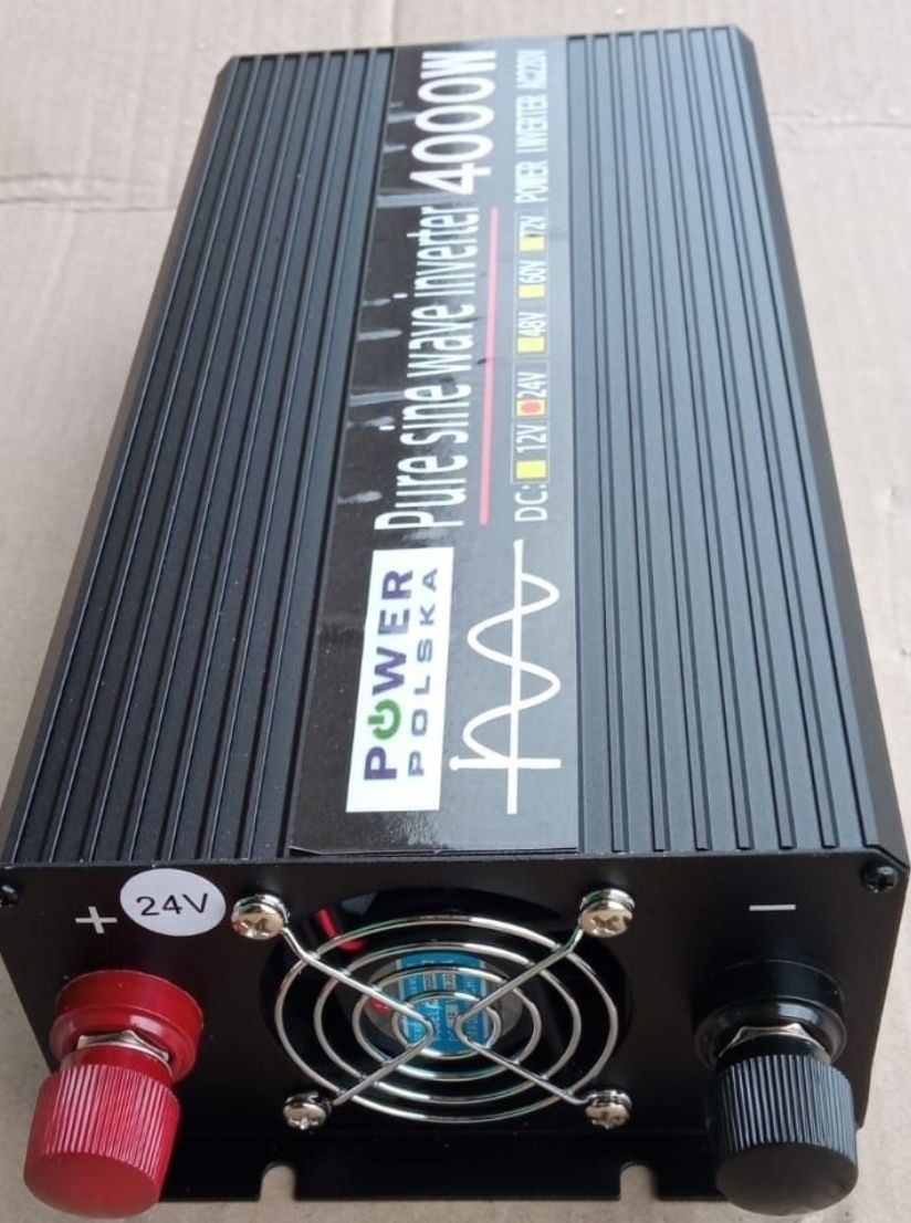 Przetwornica prądu 24V, czysty sinus 4000W, inwerter ,falownik