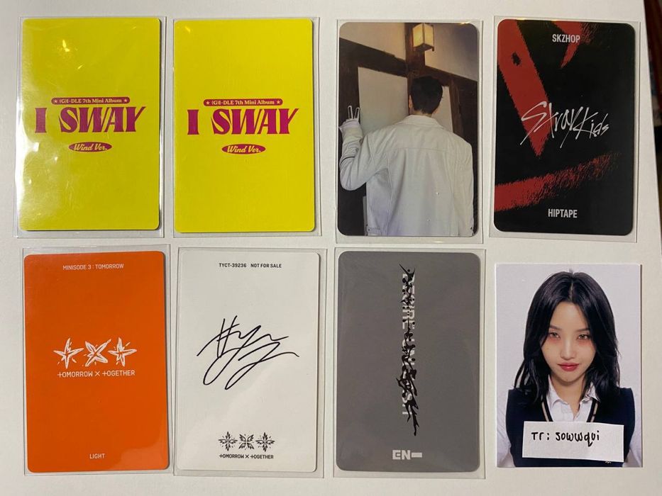 Картки Txt enhypen stray kids