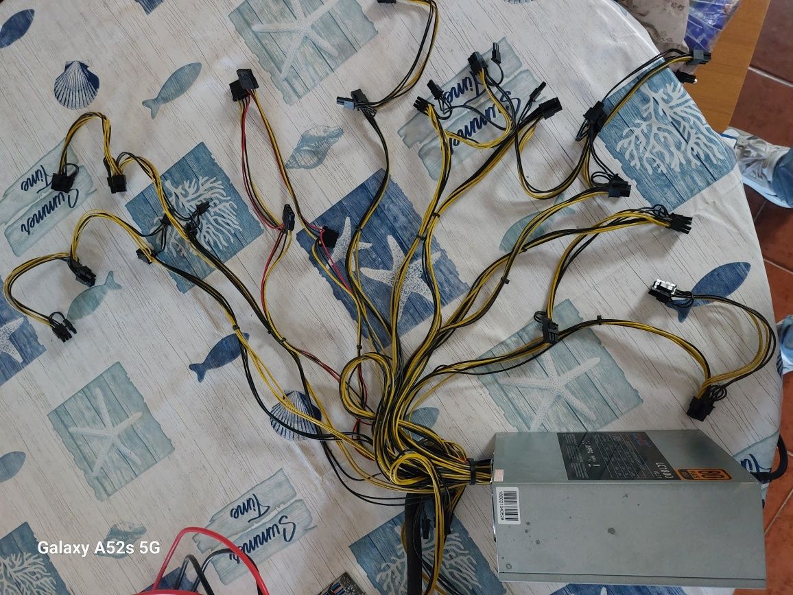 Kit mineração 12 gpu usb usado