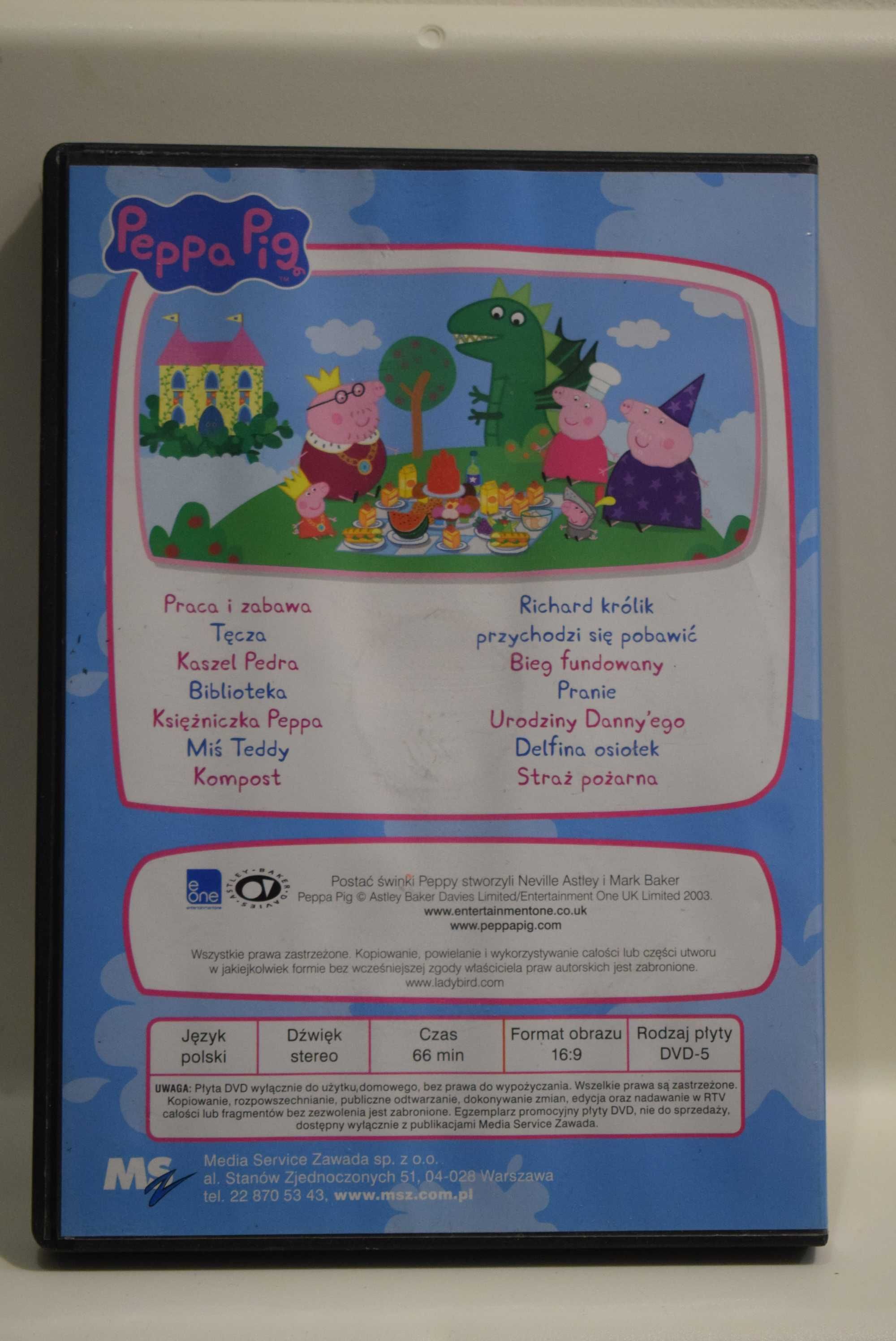 Peppa Pig  Księżniczka Peppa DVD Nowa bez folii
