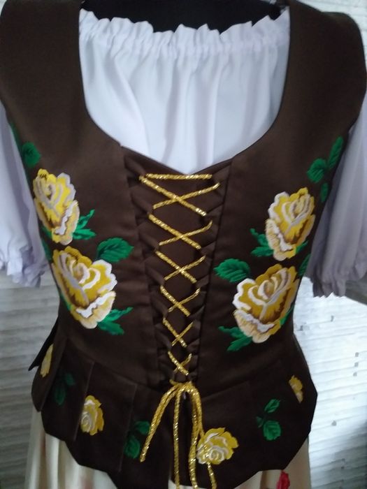 Gorset " różyczki"