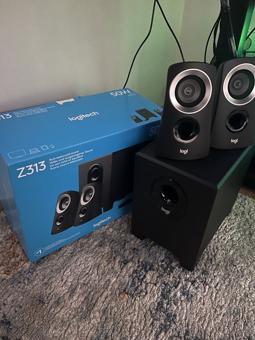 Głośniki do komputera logitech z313 idealny stan