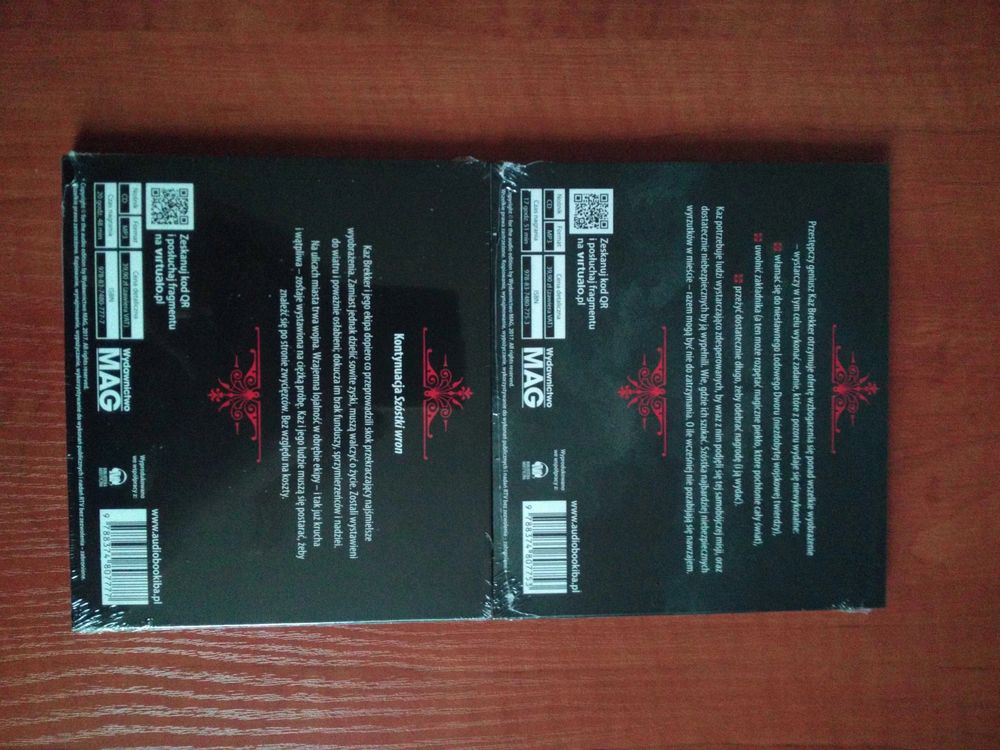 Szóstka Wron + Królestwo Kanciarzy Leigh Bardugo nowe audiobooki folia