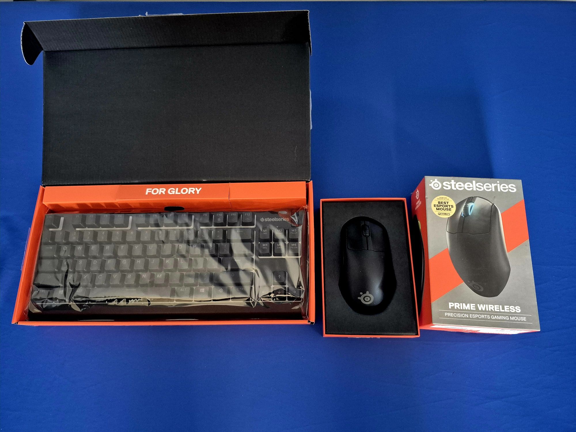 Zestaw Klawiatura Steelseries Apex 3 Tkl+Myszka Prime Wireless Zamiana