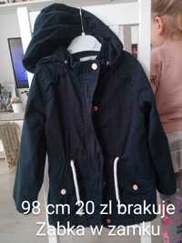 Granatowa parka 98/104 cm