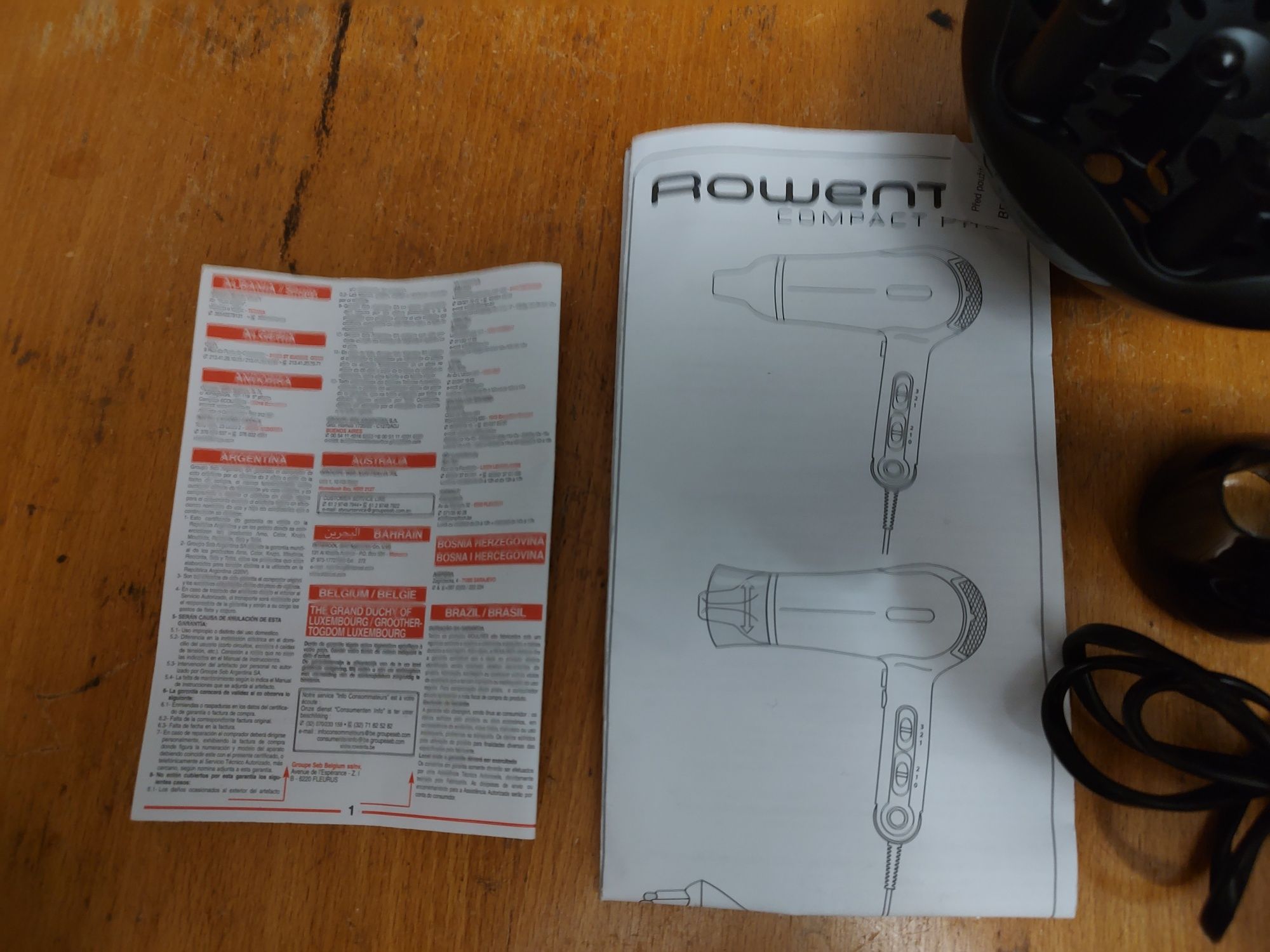 Фен для волос Rowenta CV4810 (2000 watt)