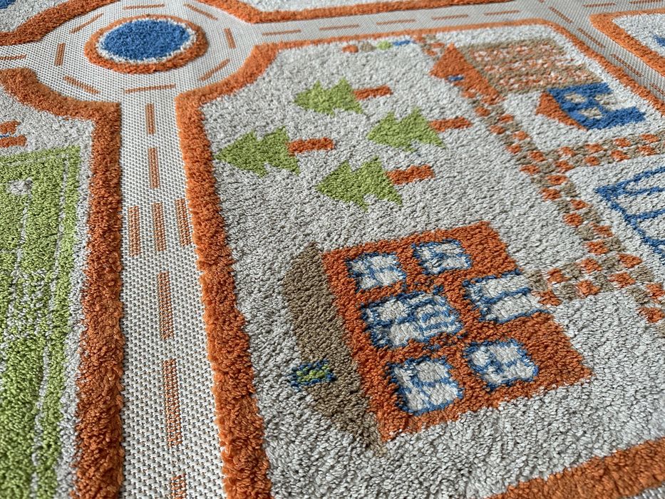 Килим дитячий,Ковер,ковер детский смарт сити , ковер дитячий місто