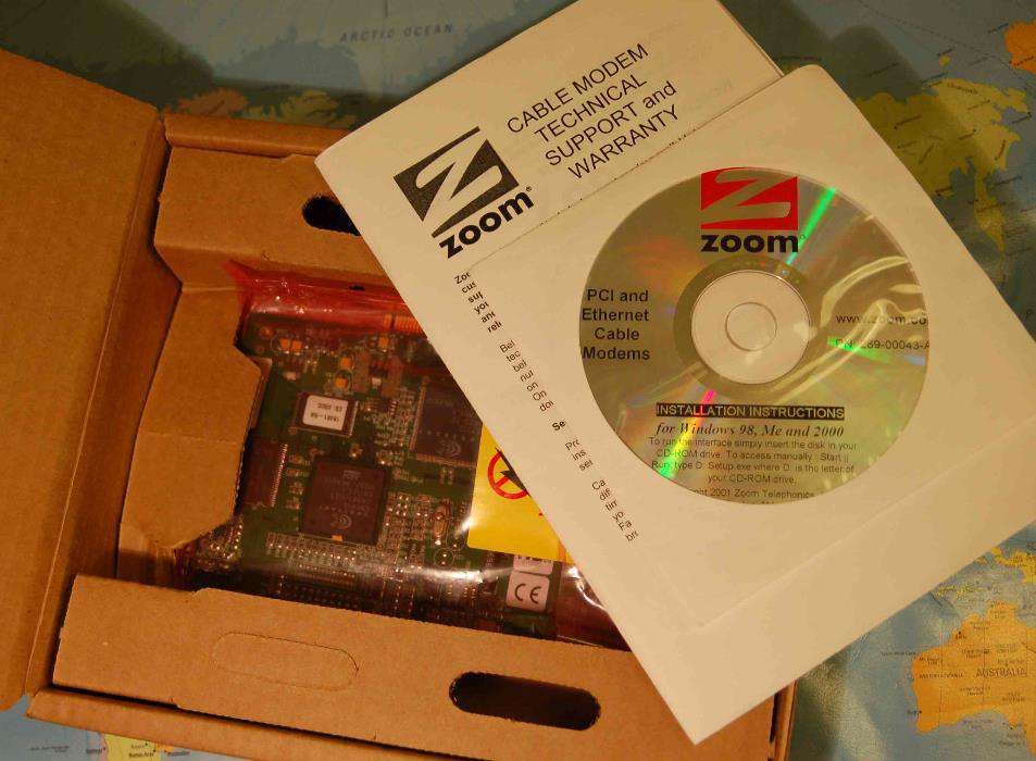 Zoom CABLE Modem, Model 5001