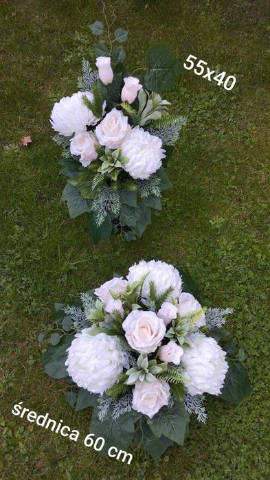 stroik na cmentarz kompozycja kwiatowa