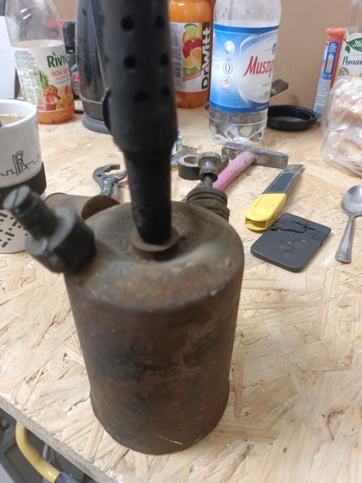 Lampa PRL lutownicza kopalniana