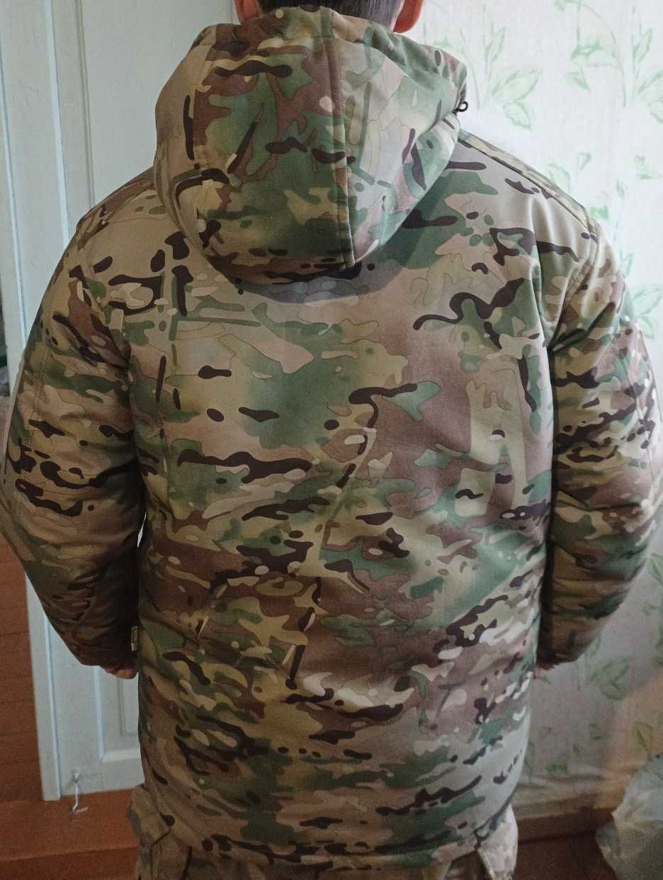 Топова куртка зимова Vik-Tailor SoftShell Max-Heat Multicam