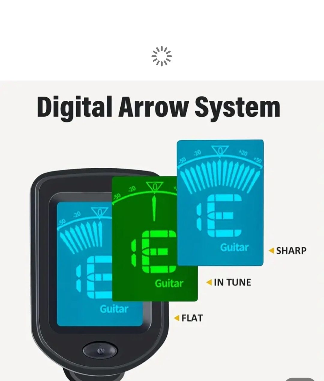 Tuner gitarowy (cyfrowy).Nowy