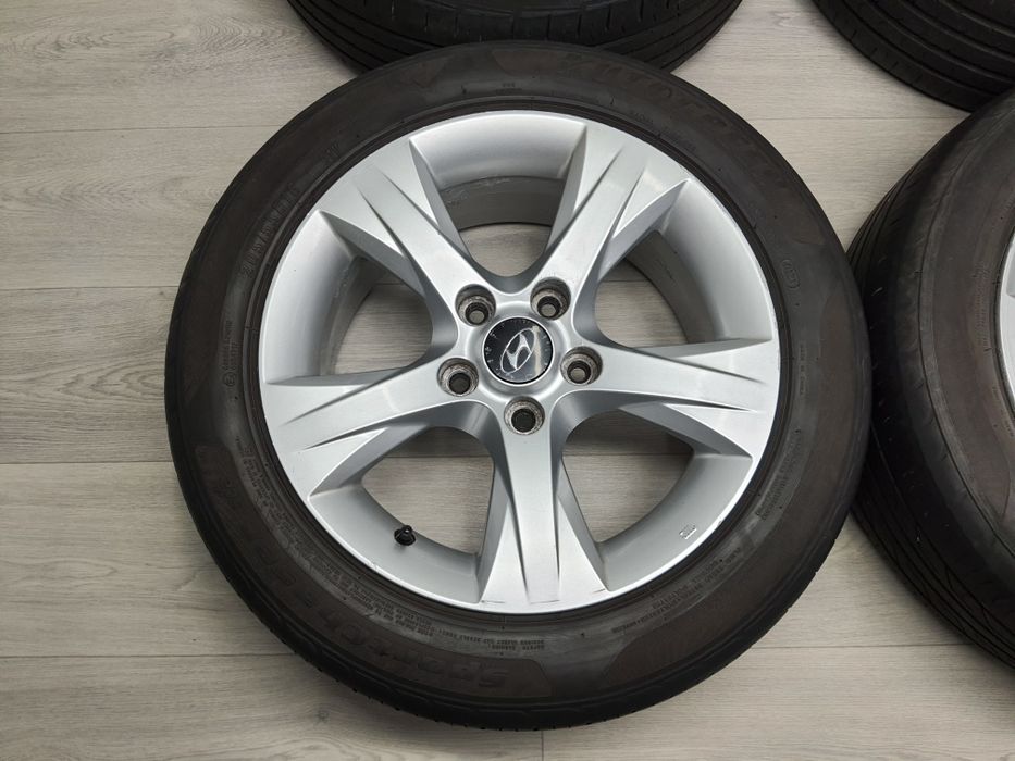 Диски р16 5/114.3 Hyundai,Kia,Mitsubishi з гумою Continental 205/55/16