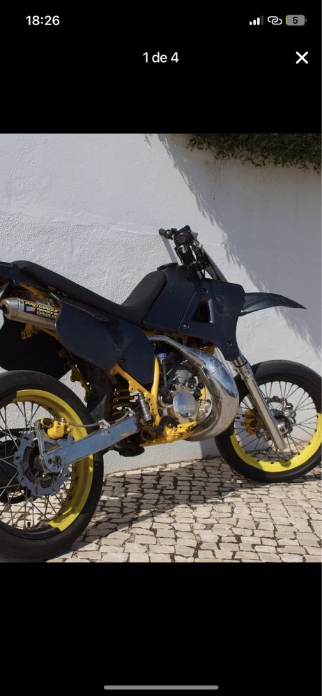 Vendo / troco Yamaha dtr 125cc 16.9kw