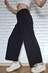 Szerokie Spodnie Sztruksowe Wide Leg XL Palazzo Culotte Vintage