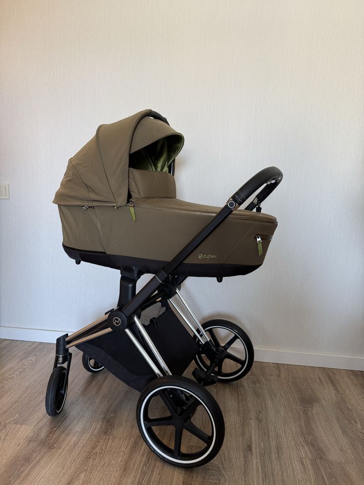 Cybex Priam Khaki Green шасі Chrome Black 4.0