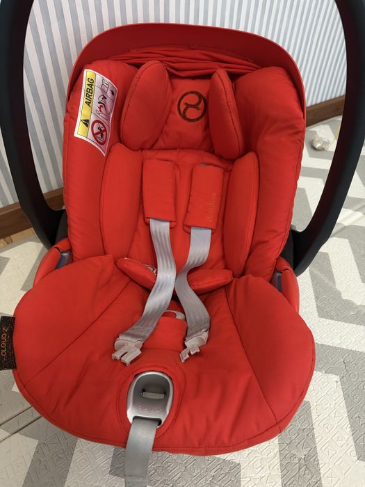 Автолюлька Cybex Cloud Z i-Size (Orange) з базою Isofix