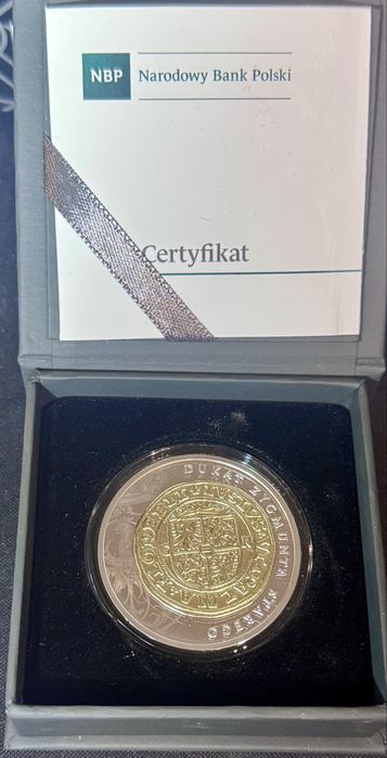 20zł srebro historia monety polskiej dukat Zygmunta Starego