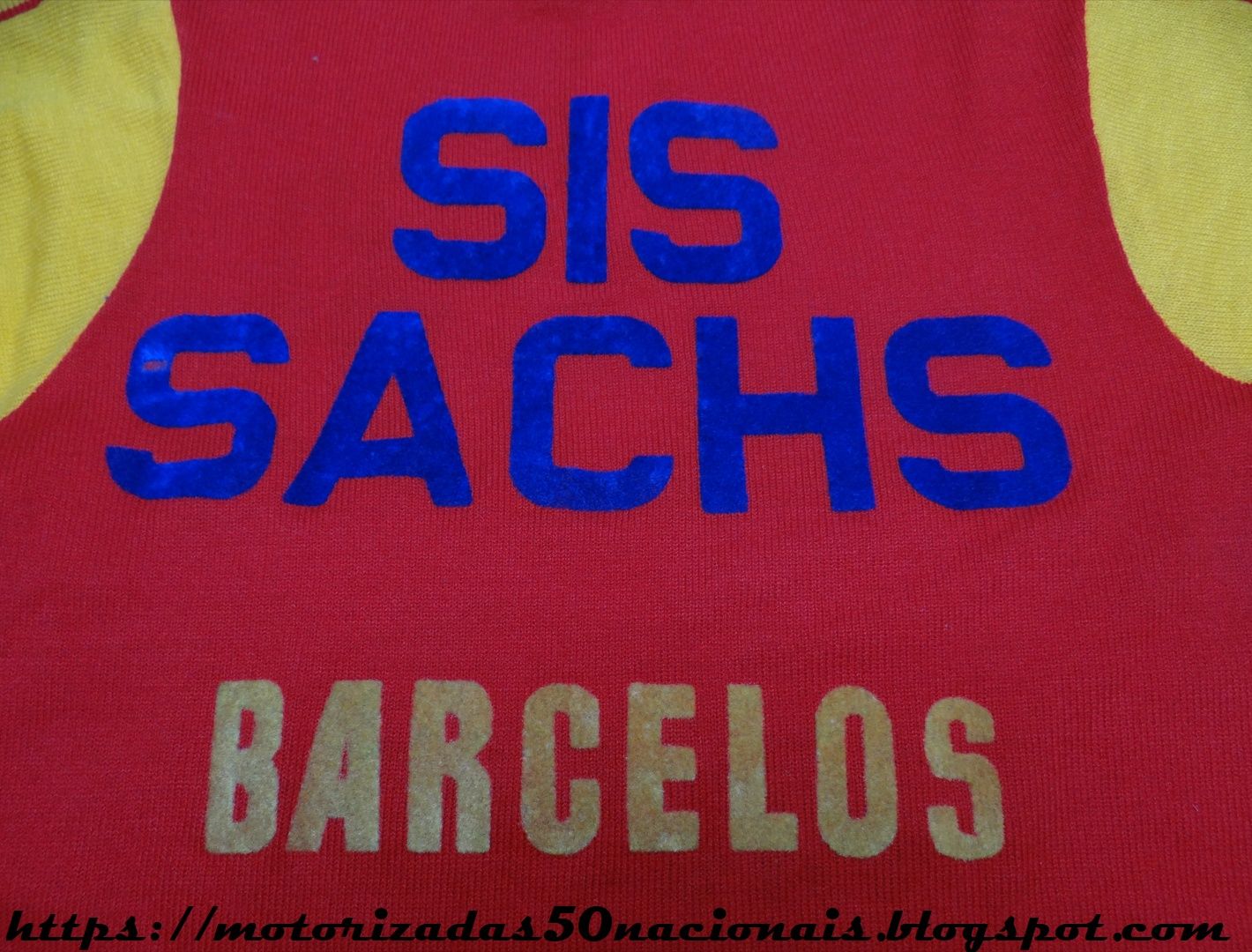 Camisola de Ciclismo do Clube de Barcelos c/ Publicidade SIS-Sachs