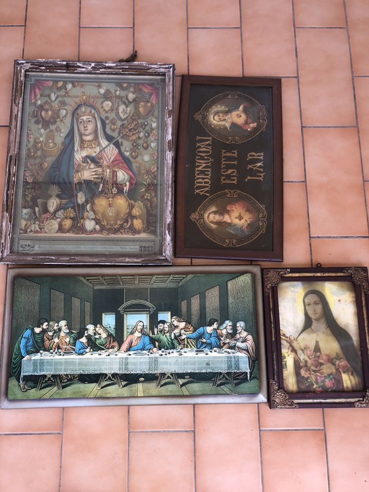 Quadros antigos em bom estado