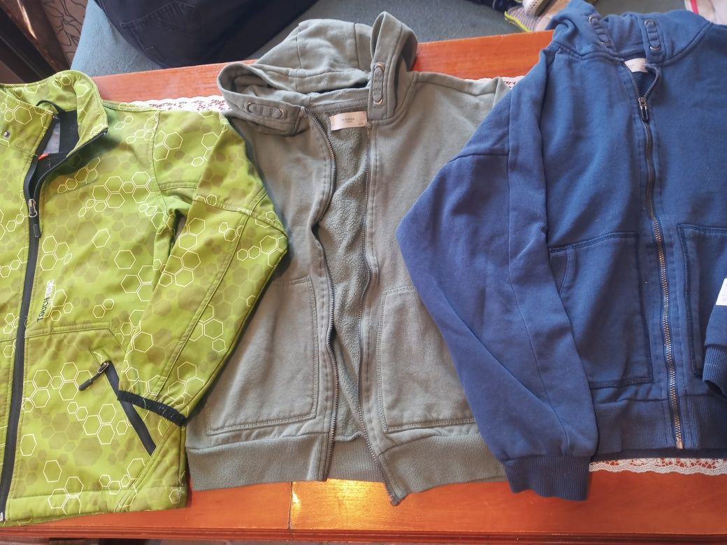Bluzy i kurtka dla chłopca r. 146-152
