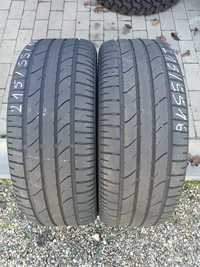 2x Opony Używane 215/55R16 Letnie Bridgestone