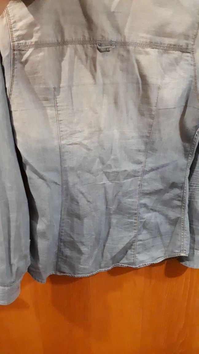 Джинсовая женская рубашка 44р.