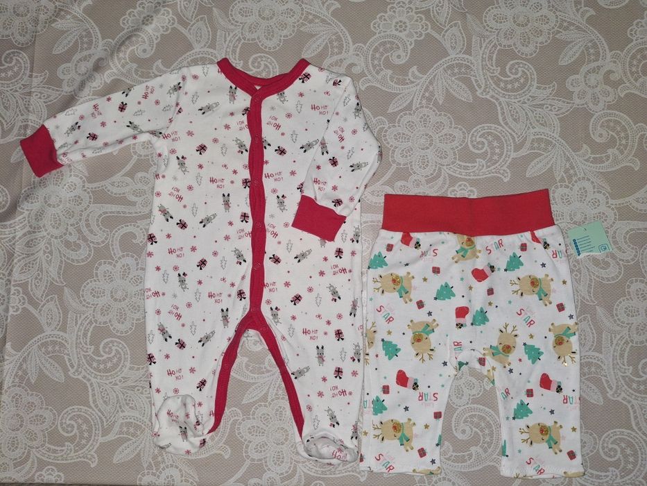 Śpioszki świąteczne Boże Narodzenie rozmiar 62