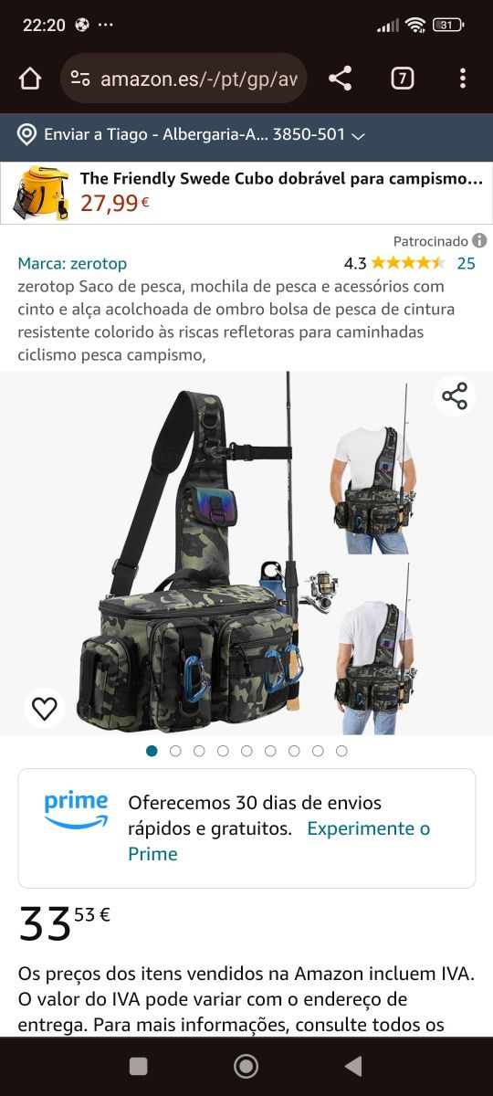 Mochila Pesca Boia