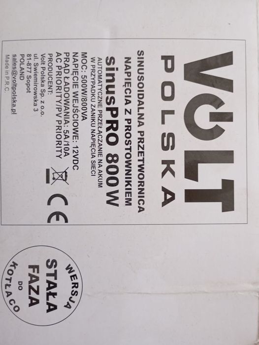 Джерело безперебійного живлення Volt Polska 800 W