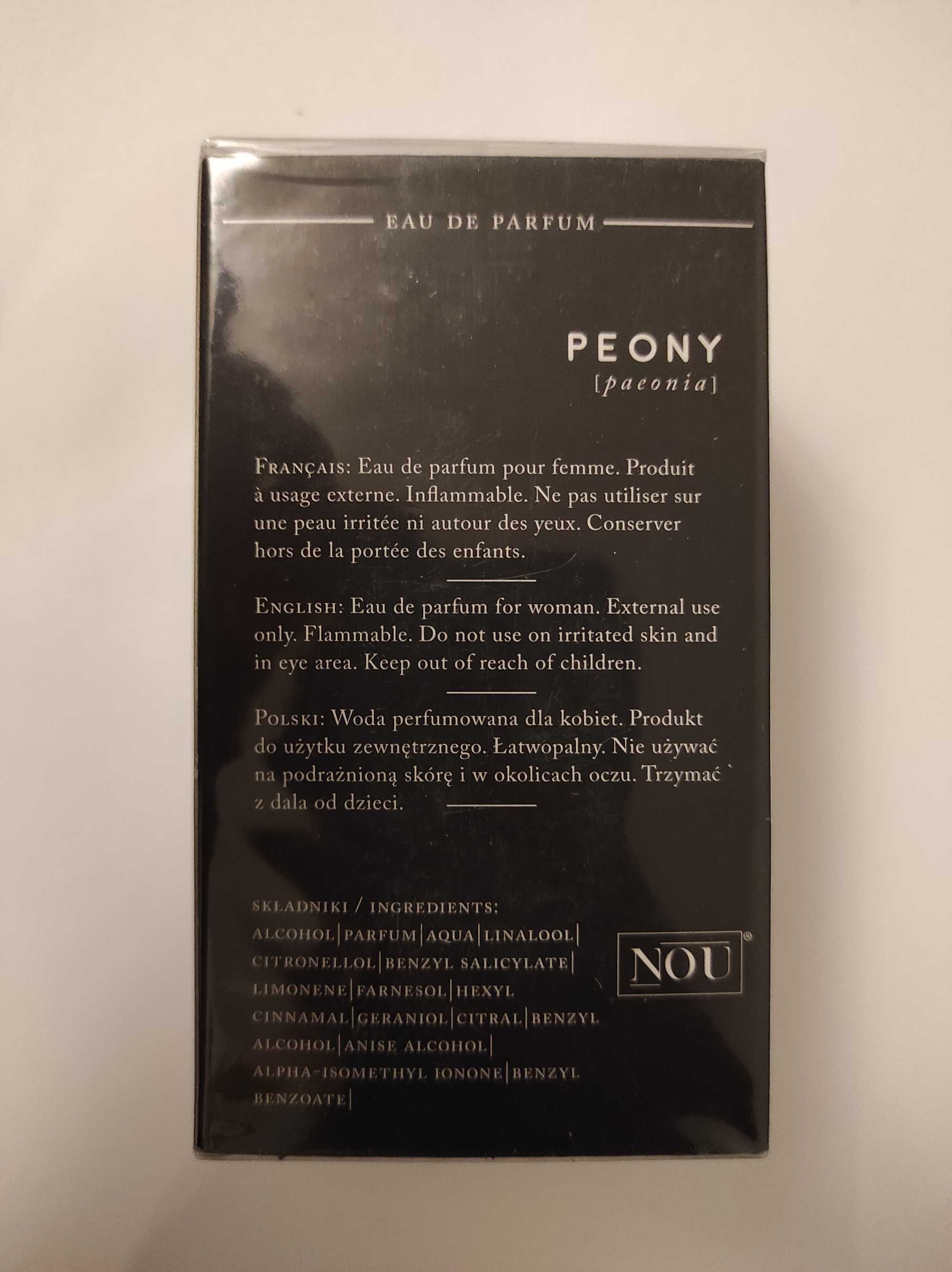 NOU - Peony - woda perfumowana 50ml NOWA FOLIA