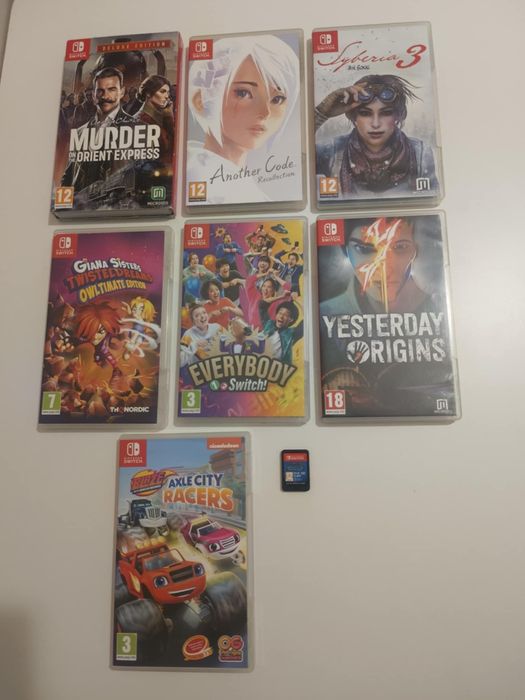 Zestaw 8 gier Nintendo Switch