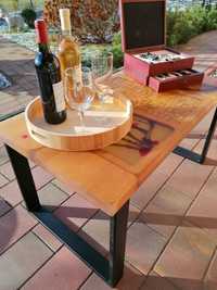 Unikalny stolik kolekcjonerski do degustacji wina 90x50