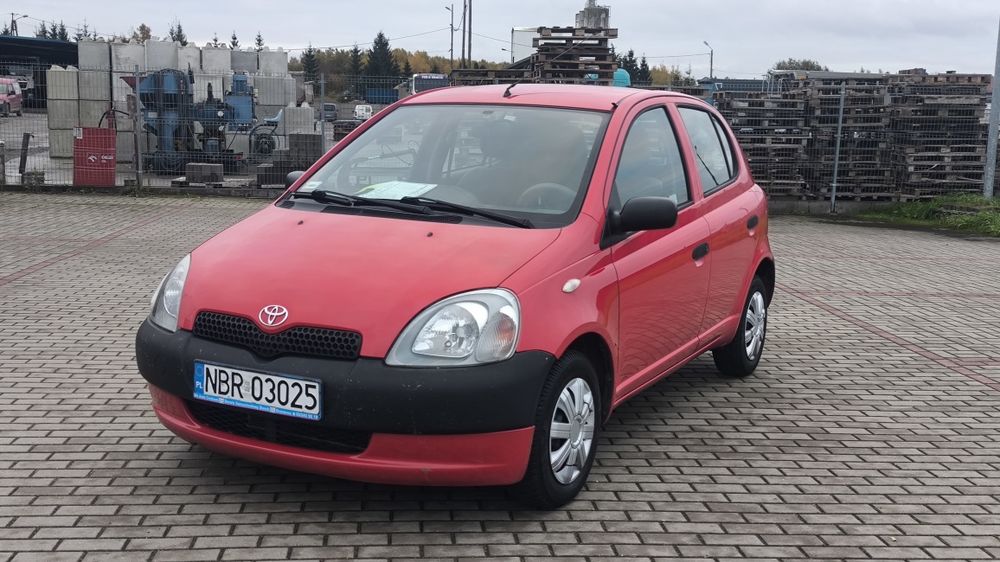 TOYOTA YARIS 1.0VVTi 68Km 2002Rok Opłaty 2026 5 Drzwi