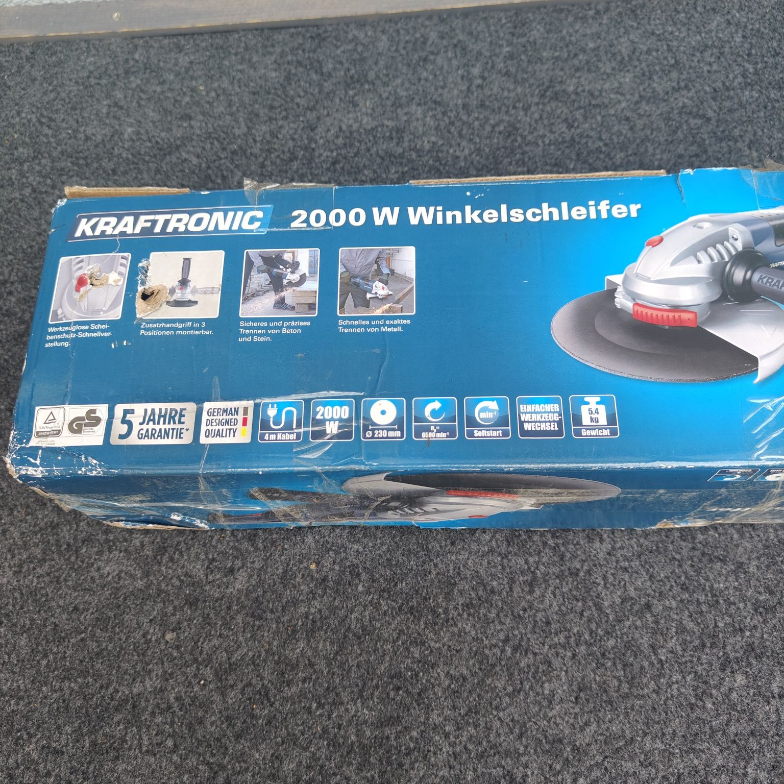 Szlifierka kątowa Einhell/Kraftronic KT-WS  2000