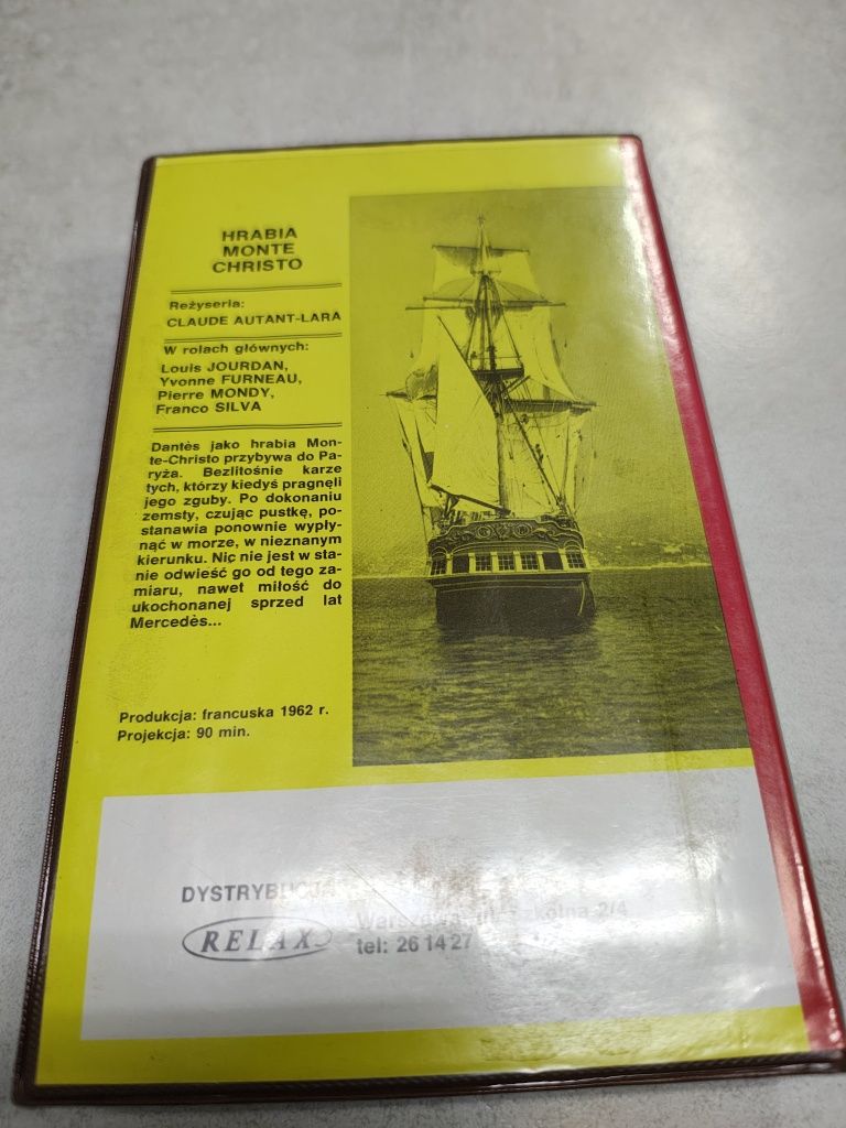 Hrabia Monte Christo. Część 2. Kaseta vhs
