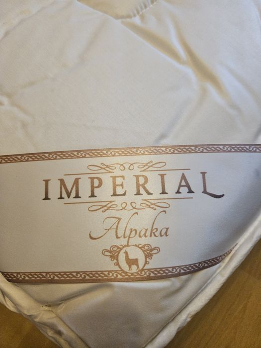 Imperial kołdra z wełną z alpaki 160x200 100% bawełna