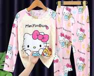 Dziecięca piżama z długim rękawem Hello Kitty - Zapraszam :)
