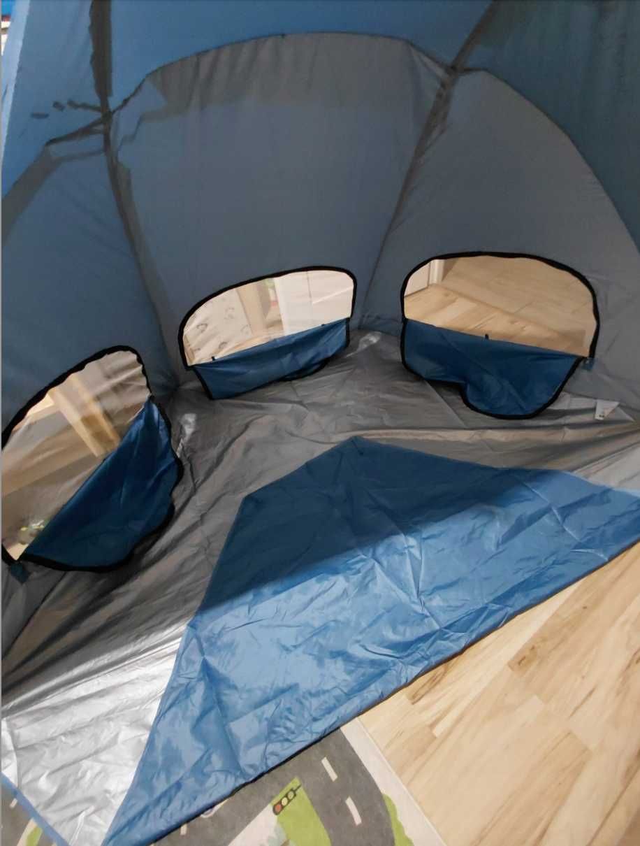 2w1 Mocny Namiot Parawan Plażowy Ogrodowy 220×115×115 + Gratis Leżak