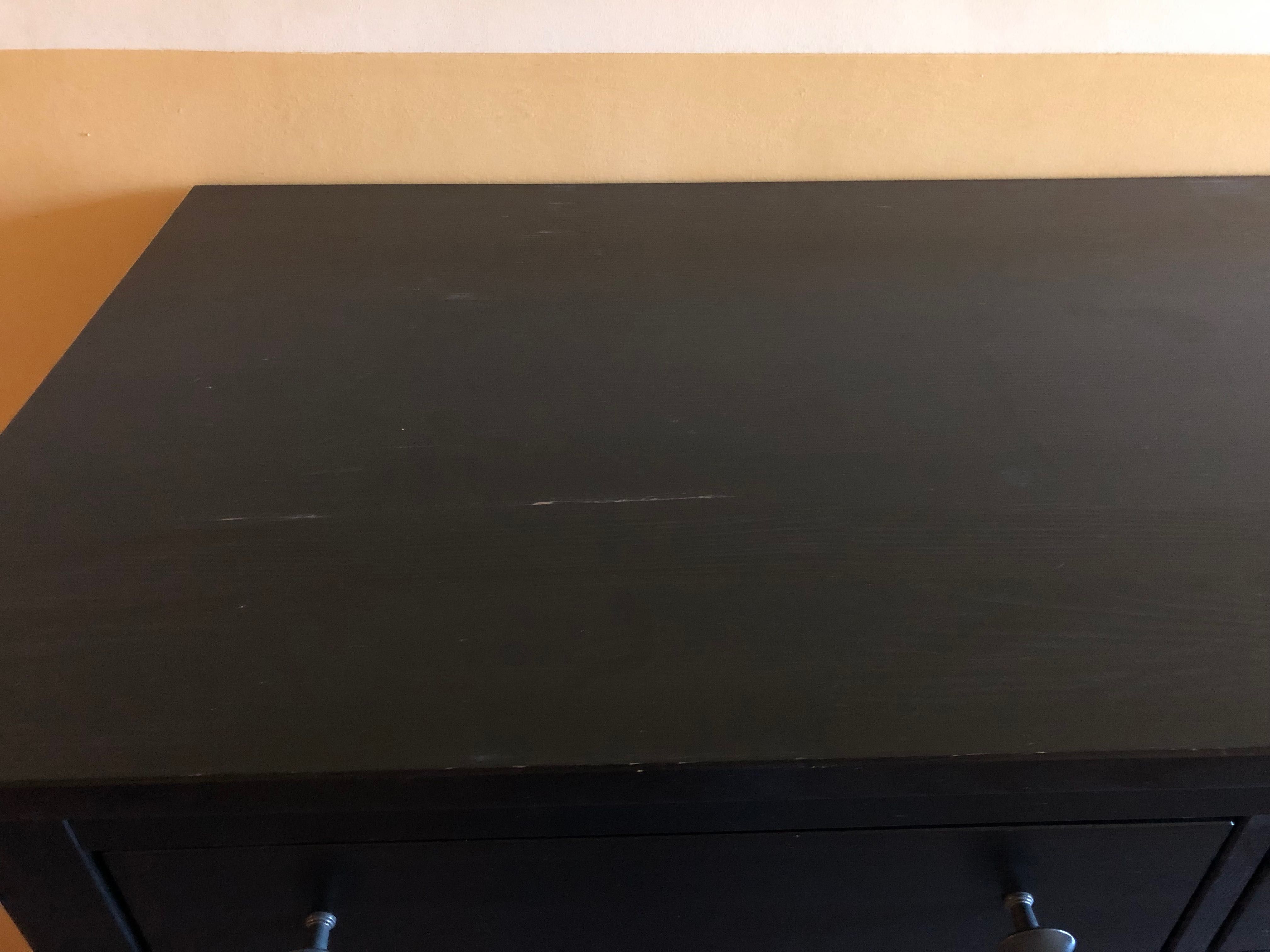 HEMNES Komoda, 6 szuflad, 108x131 cm, czarny