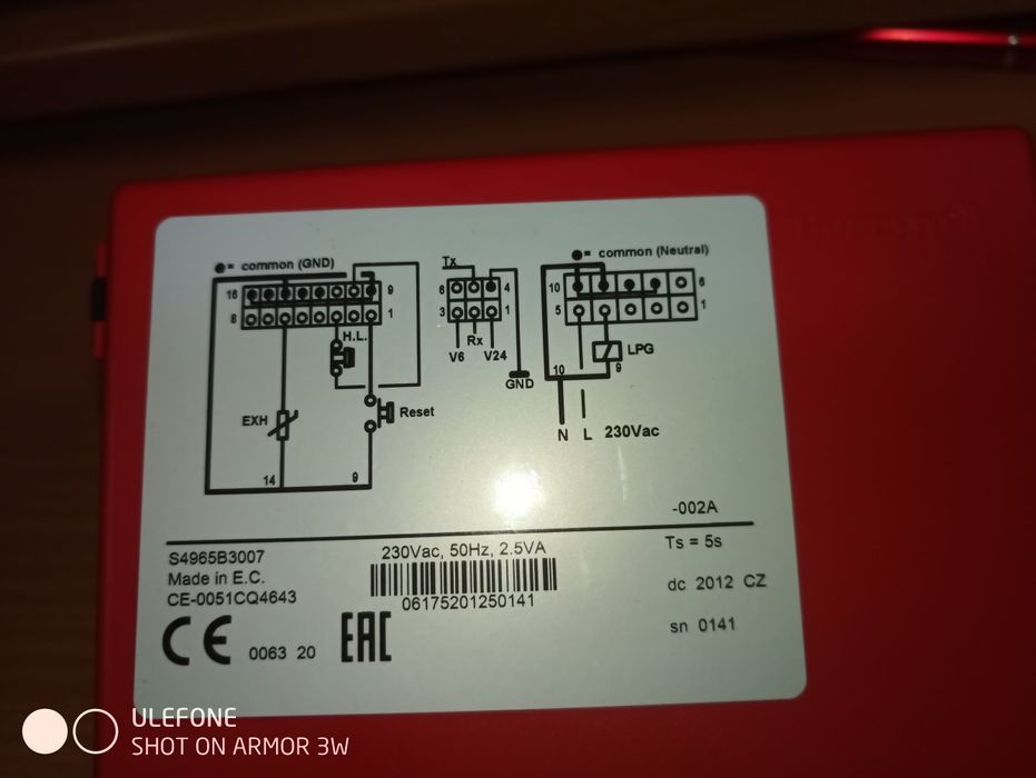 Honeywell S965B3007